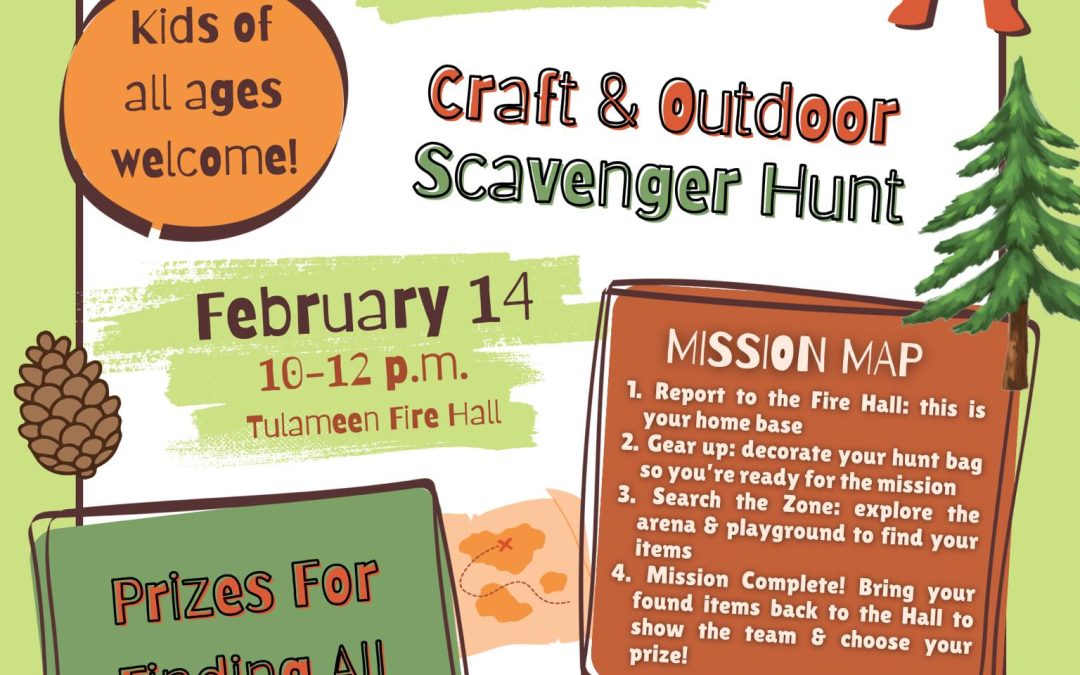Tulameen Fire Department Scavenger Hunt